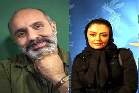 عکسِ شقایق فراهانی و پیام دهکری در راه پیاده‌روی اربعین