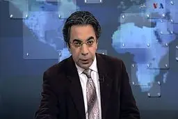 عصبانیت شدید مجری صدای آمریکا از بازداشت روح الله زم + فیلم