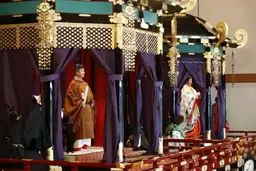 لعیا جنیدی در مراسم تاجگذاری امپراتور ژاپن + عکس