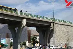 خودکشی دختر ۱۶ ساله روی پل چمران اصفهان / تکرار یک حادثه + عکس