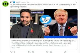 کاندیدای ۲۵ ساله ایرانی رقیب بوریس جانسون در انتخابات انگلیس