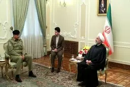 رئیس جمهور در دیدار فرمانده ارتش پاکستان: به راحتی می‌توانیم بر تروریست‌ها پیروز شویم