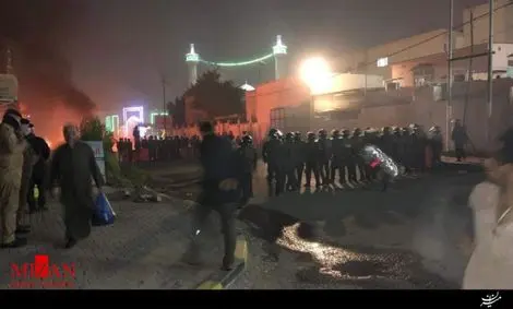 حمله به کنسولگری ایران در نجف