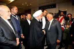 دیدار سران ایران و اردن پس از ۱۵ سال + عکس