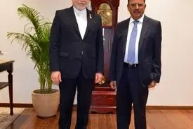 وزیر امور خارجه با مشاور امنیت ملی هند دیدار کرد