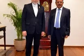 وزیر امور خارجه با مشاور امنیت ملی هند دیدار کرد