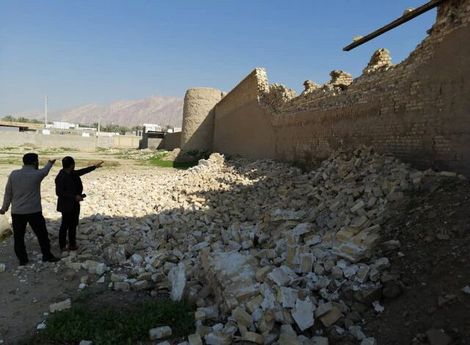 زلزله بوشهر، قلعه کلات را مجروح کرد