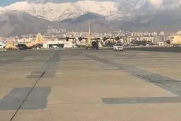 لحظاتی پیش؛ پیکر خلبان میگ ۲۹ ارتش وارد تهران شد پیکر شهید مصطفی رحمانی خلبان میگ ۲۹ با یک فروند هواپیما