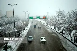 برف و باران در جاده‌های پنج استان/ ترافیک روان در اکثر محورهای مواصلاتی