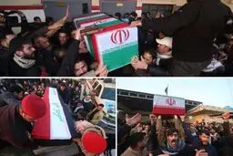 پیکر سردار سلیمانی روی دوش مردم عراق /آغاز مراسم وداع با حاج قاسم از کاظمین +عکس
