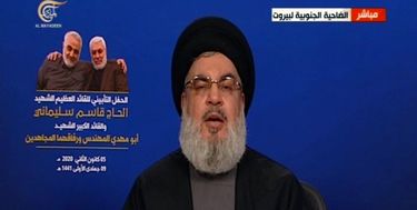 نصرالله: ارزش کفش سردار سلیمانی از سر ترامپ بیشتر است