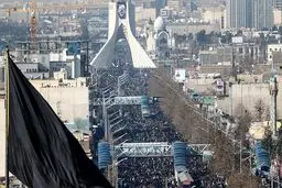 رستاخیز تهران| پیام لشکر میلیونی منتقمان از قلب ایران به کاخ سفید: انتقام سخت در راه است
