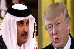 تماس تلفنی امیر قطر با ترامپ درباره اوضاع منطقه