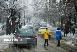 تداوم بارش برف و باران در روز جمعه