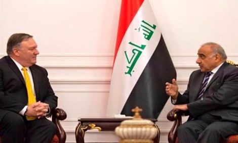 جزئیات تماس تلفنی پامپئو و عبدالمهدی/ درخواست بغداد درباره خروج نظامیان آمریکایی