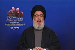 سید حسن نصرالله: حاج قاسم سلیمانی در زیر بمباران‌ جنگ ژوئیه در کنار ما ماند