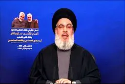 سید حسن نصرالله: حاج قاسم سلیمانی در زیر بمباران‌ جنگ ژوئیه در کنار ما ماند