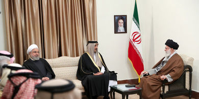 رهبر معظم انقلاب اسلامی در دیدار امیر قطر و هیئت همراه: علت وضع نامناسب منطقه فسادانگیزی آمریکا و رفقای آن است