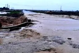 راه ارتباطی ۱۱۴ روستای کرمان قطع شد