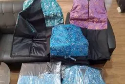 کشف لباس‌های آغشته به مواد مخدر در گمرک بازرگان