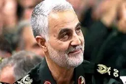 تصاویر حاج قاسم سلیمانی در مرز فلسطین اشغالی