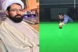 یک روحانی رئیس هیئت بولینگ، بیلیارد و بولس خراسان‌ رضوی شد +عکس