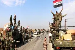 تسلط آتشباری ارتش سوریه بر جاده حلب-دمشق