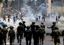 زخمی شدن ۱۰۰ فلسطینی در درگیری با نظامیان صهیونیست در کرانه باختری