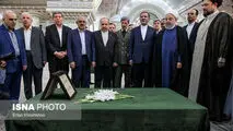 تجدید میثاق رییس جمهوری و اعضای هیات دولت با آرمان های امام راحل