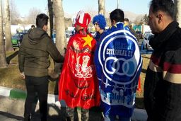 گزارش تصویری از حضور هواداران پرشور پرسپولیس و استقلال درشهرآورد