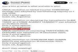 بقائی: آمریکا، اسرائیل و آرژانتین تنها مخالفان چند قطعنامه مقابله با تروریسم و جنایات بین‌المللی بودند
