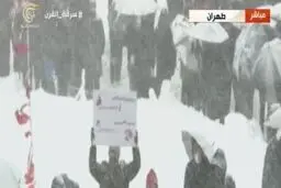 المیادین: حضور مردم در بارش برف در سالروز انقلاب، اثبات دروغ بودن اجباری بودن حضورشان است