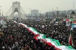حضور پرشور جامعه ورزش در راهپیمایی ۲۲ بهمن + تصاویر