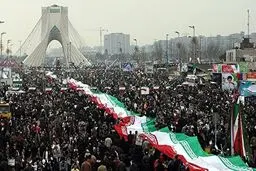حضور پرشور جامعه ورزش در راهپیمایی ۲۲ بهمن + تصاویر