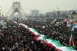 حضور پرشور جامعه ورزش در راهپیمایی ۲۲ بهمن + تصاویر