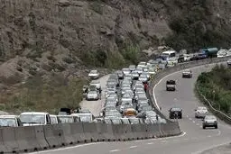 محور قدیم قزوین-رشت مسدود است/ بارش برف و باران در خراسان شمالی