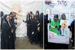 نمایشگاه‌های مدرسه انقلاب در راهپیمایی ۲۲ بهمن