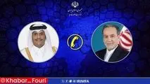 گفت‌وگوی تلفنی وزرای امور خارجه ایران و قطر