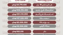 قیمت طلا، سکه و دلار امروز دوشنبه 14 اردیبهشت