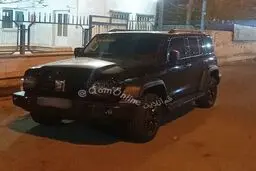 خودروی تانک ۳۰۰ به دلیل فرار از دستور پلیس و سرعت بیش از ۱۸۰ کیلومتر توقیف شد