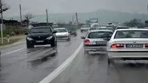 ترافیک سنگین در جاده چالوس و آزادراه تهران-شمال