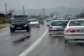ترافیک سنگین در جاده چالوس و آزادراه تهران-شمال