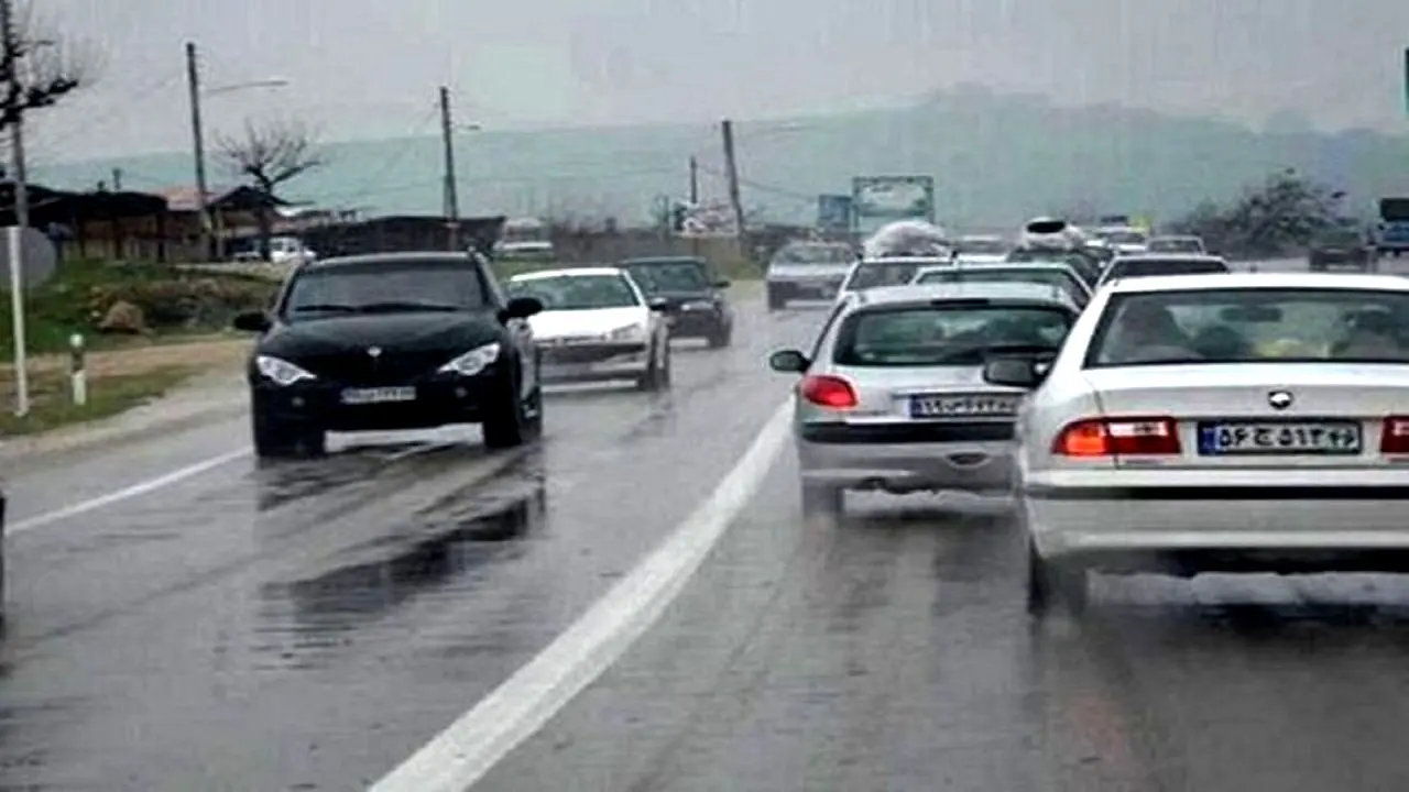 ترافیک سنگین در جاده چالوس و آزادراه تهران-شمال