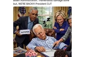 ترامپ باز هم بایدن را مسخره کرد