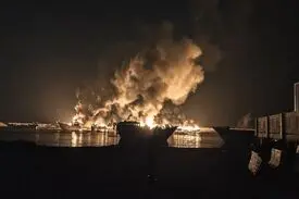  شهادت و مجروحیت ۱۸ صیاد در حمله آمریکا به اسکله سیریک