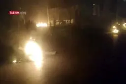 گوشه‌ای از خرابی‌های به‌بار آمده توسط افراد مسلح در گلستان