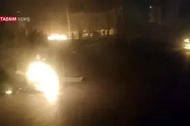 گوشه‌ای از خرابی‌های به‌بار آمده توسط افراد مسلح در گلستان