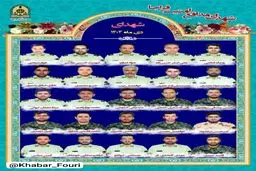 شهدای مدافع امنیت فراجا در دی ماه ۱۴۰۴