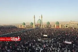 آیت‌الله جوادی آملی نماز بر پیکر رهبر شهید را در مسجد جمکران اقامه کرد+ویدیو
