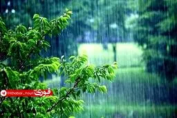 بارش باران در مناطقی از کشور